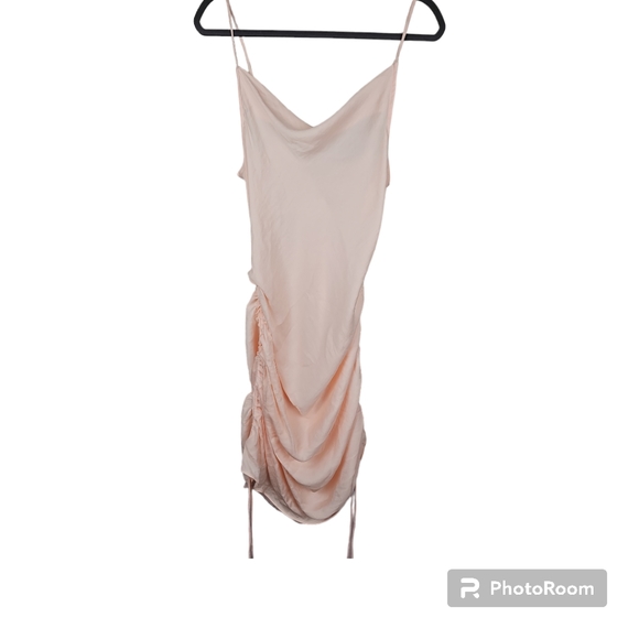 NWOT Free People Convertible Day To Night Slip Dress Ruched Sides Cowl Neck Sz M - Picture 10 of 14